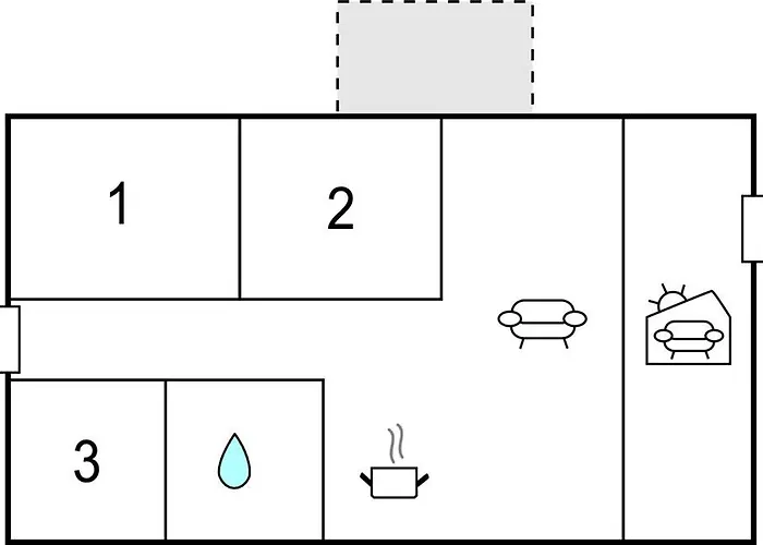 Three-bedroom In * Hjerm